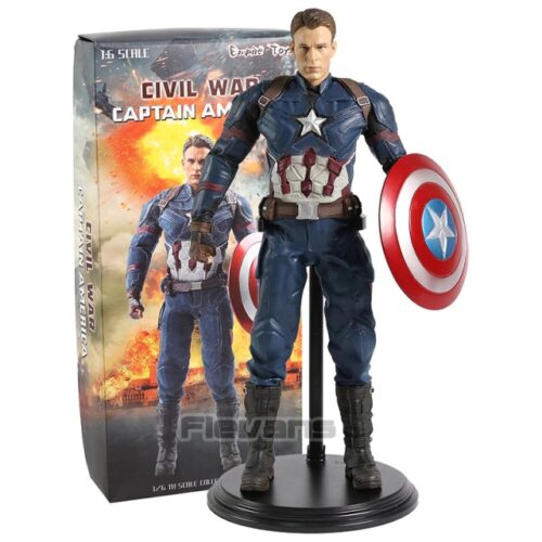 Marvel’s Avengers (Ultimato e Guerra infinita) 33 CM – Capt. America A box