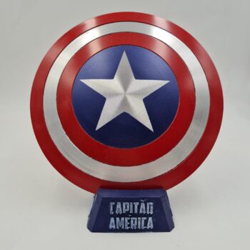 Escudo Capitão América – 18cm + Base Expositora