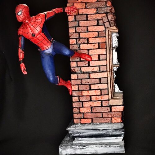 Homem-Aranha diorama 3D 30CM